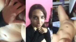 Desi Temptress Bares Her Luscious Curves, Revealing Perky Breasts And A Plump, Inviting Backside