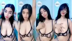 Ica Bergoyang Menggoda Dengan Bikini Seksi Yang Membuat Nafas Tersengal