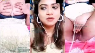 Sultry Desi Babe Teases And Tempts Her Man With A Hot, Steamy Video Call