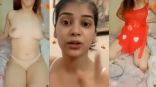 Sultry Indian Beauty Captures Her Steamy Solo Session For Her Secret Lover
