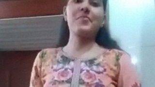 Desi Flight Attendant’s Sultry Solo Strip Tease