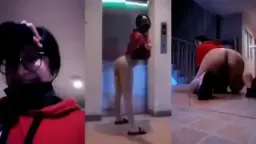 Cewek Abg Tiktok Viral Goyang Hot Di Lorong Apartemen