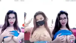 Manda Pake Tanktop, Keliatan Banget Bentuk Teteknya, Bikin Pengen Colokin.