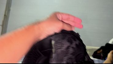 Kakak Tiri, Dasar Mesum! Daripada Coli Pake Celana Dalamku, Mending Aku Kasih Blowjob Rusia Pake Tetek Gede Ini, Jadiin Kontolmu Dan Spermanya Buat Aku!