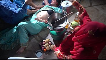 Ibu Tiri Dapur Xxx, Masakan India, Emak Tiri Desi Dalam Bahasa Hindi, Emak Tiri Desi Yang Bikin Greget