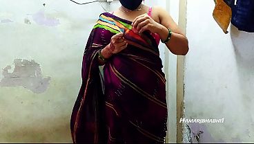 Bini Orang Lagi Sange Di Balik Saree Panas, Siap Digenjot.