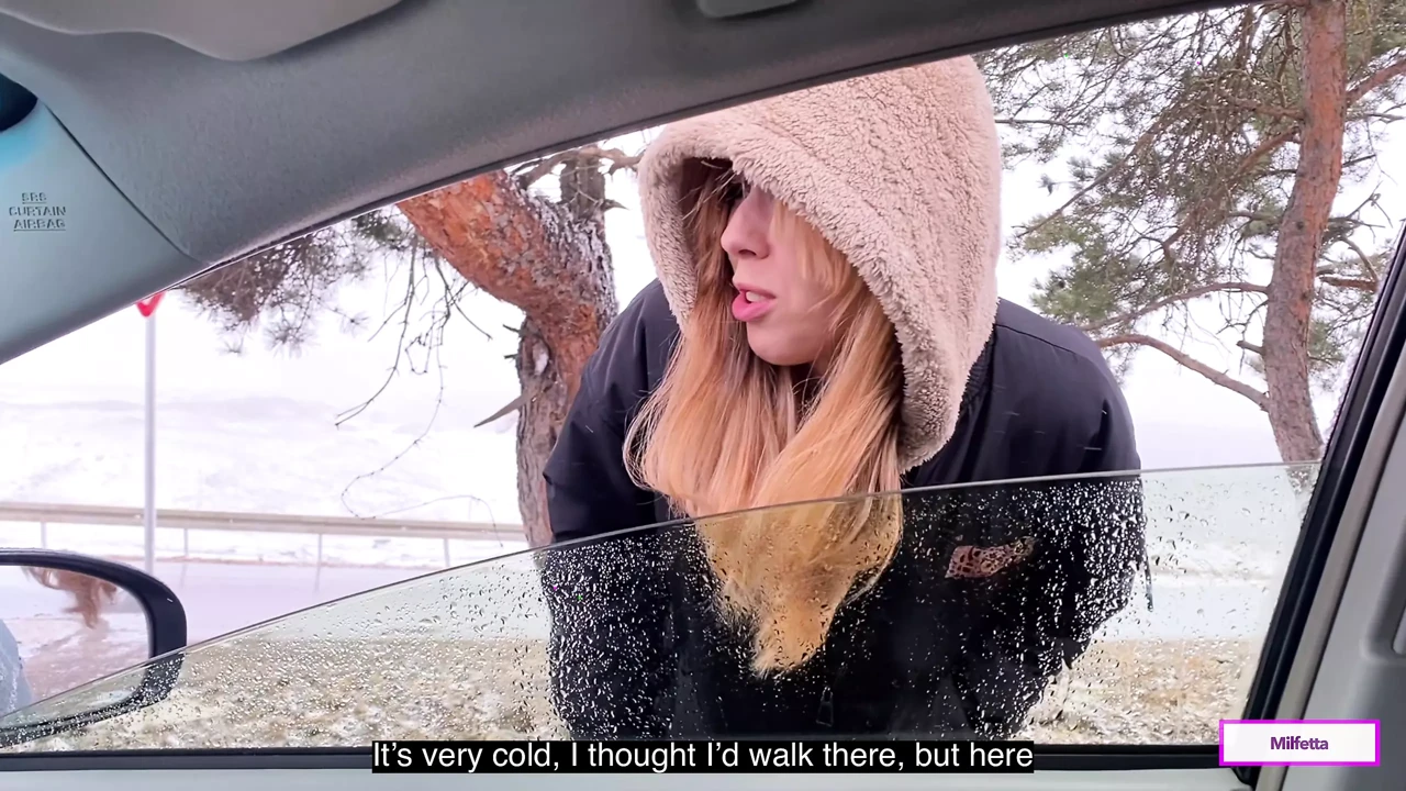 A Village Hitchhiker Girl Pays For His Fare In Kind.