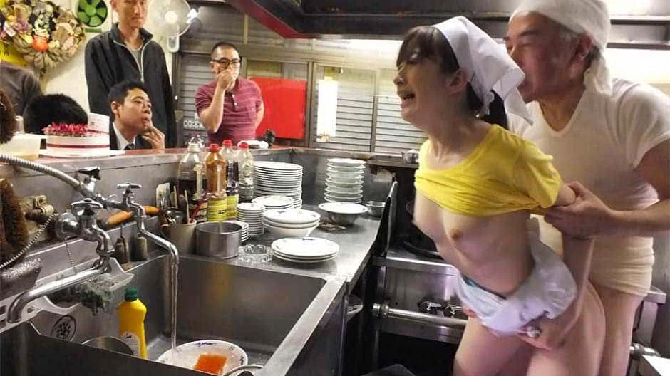 Fucking The Cook In The Back Of The Kitchen