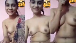 Indian Nude Girl On A Video Call Fingering Pussy
