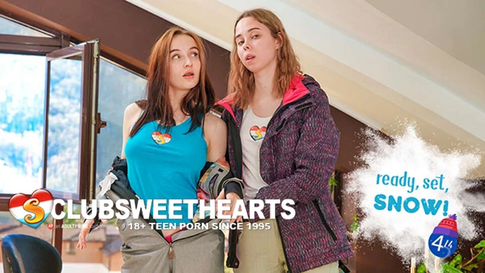 Let It Snow! Lebians Orgasm After Skiing By Clubsweethearts