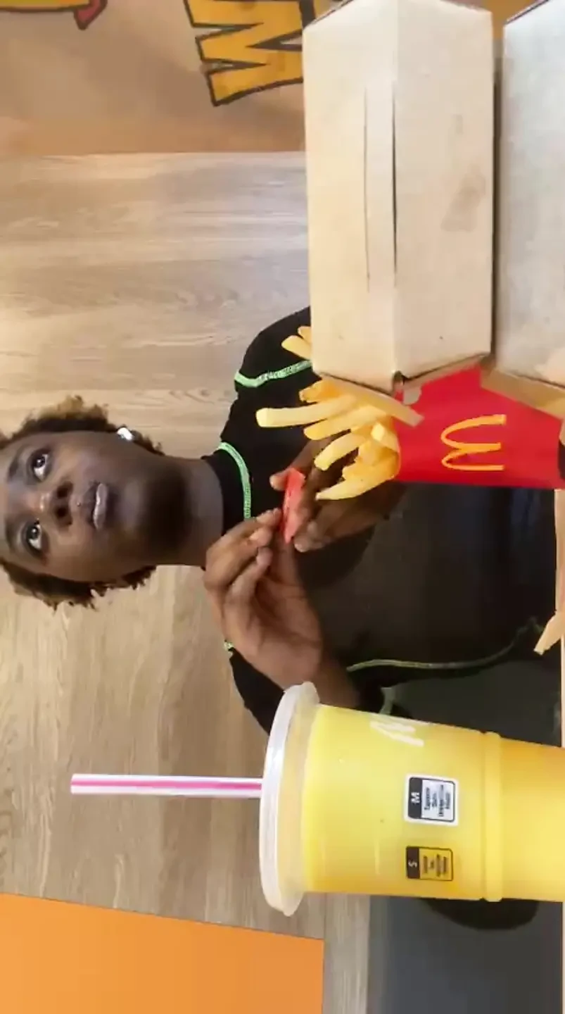 Public Mcdonald’s Mukbang