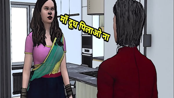 Ibu Tiri India Desi Digenjot Anak Tiri, Suara Hindi Bikin Makin Panas.